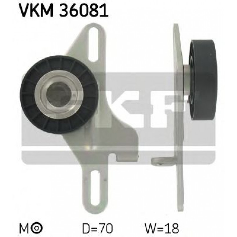 VKM 36081 SKF Натягувач поліклинового ременя